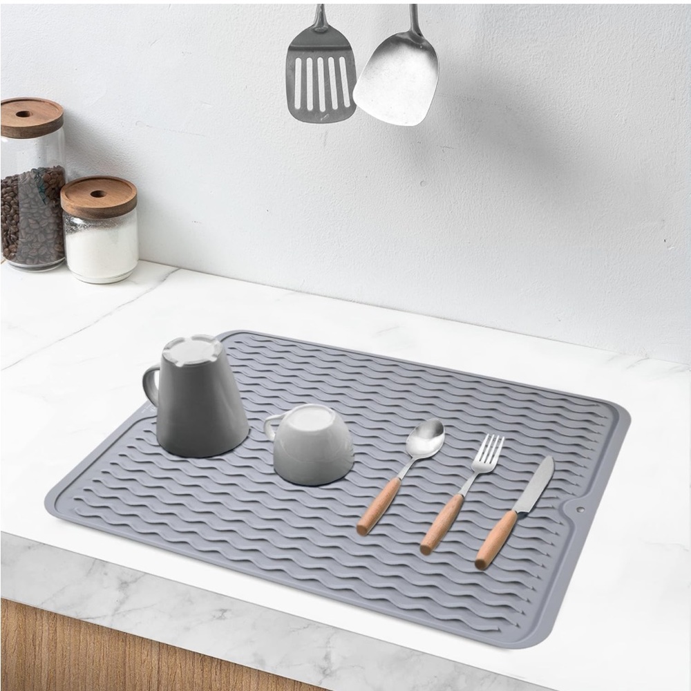 Large, 16” x 12” Silicone Dish Drying Mat